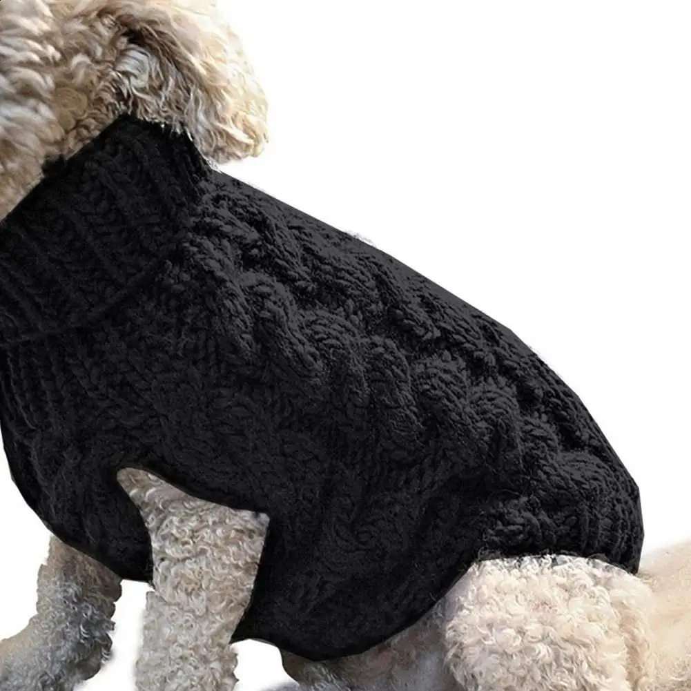 Pet Dog Knit Sweater For Small Dogs Cute Turtleneck Winter Sweater For Puppy Soft And Warm Coat Pet Dog Sweater 250206