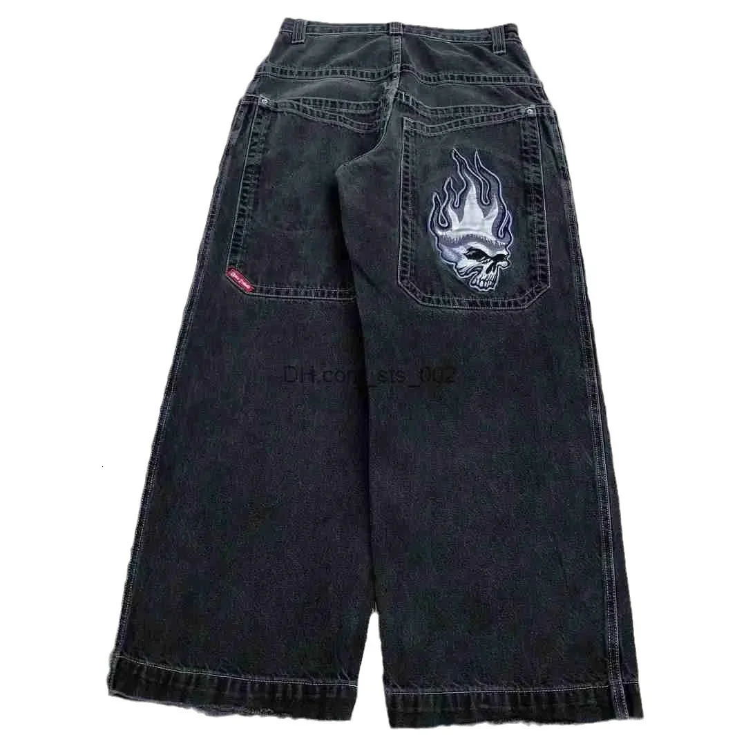 Spring Summer Mens Hip Hop Style Straightleg Denim Shorts Loosefit Wideleg American Trendy Casual Clothing 250207