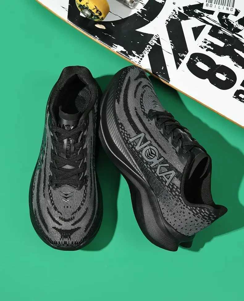 2024 Men Running High Plate Cushioning Sports Training Jogging Shoes Unisex Sneakers Women Mesh Comfort Tennis Shoes for Men W250207