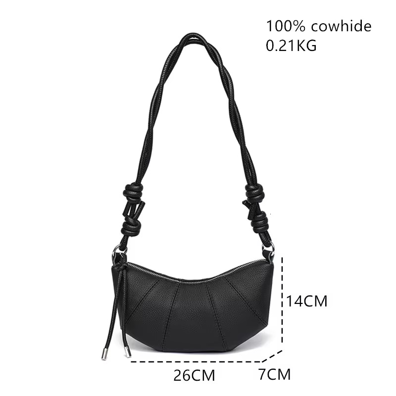 100% Cowhide Fashion Women Shoulder Crossbody Ladies Phone And Handbag New PU Leather Designer Small Cow Horn Bag