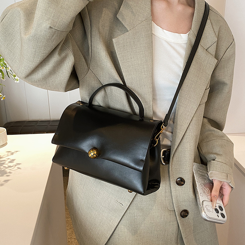 Simple Small Crossbody Bags With Short Handle For Women 2024 New Trend Fashion Leather Shoulder Bag Females Handbags PU Cartoon