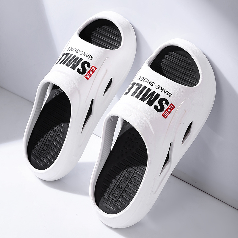 Add velvet women's summer fashion casual warm multi-color beach slippers black white