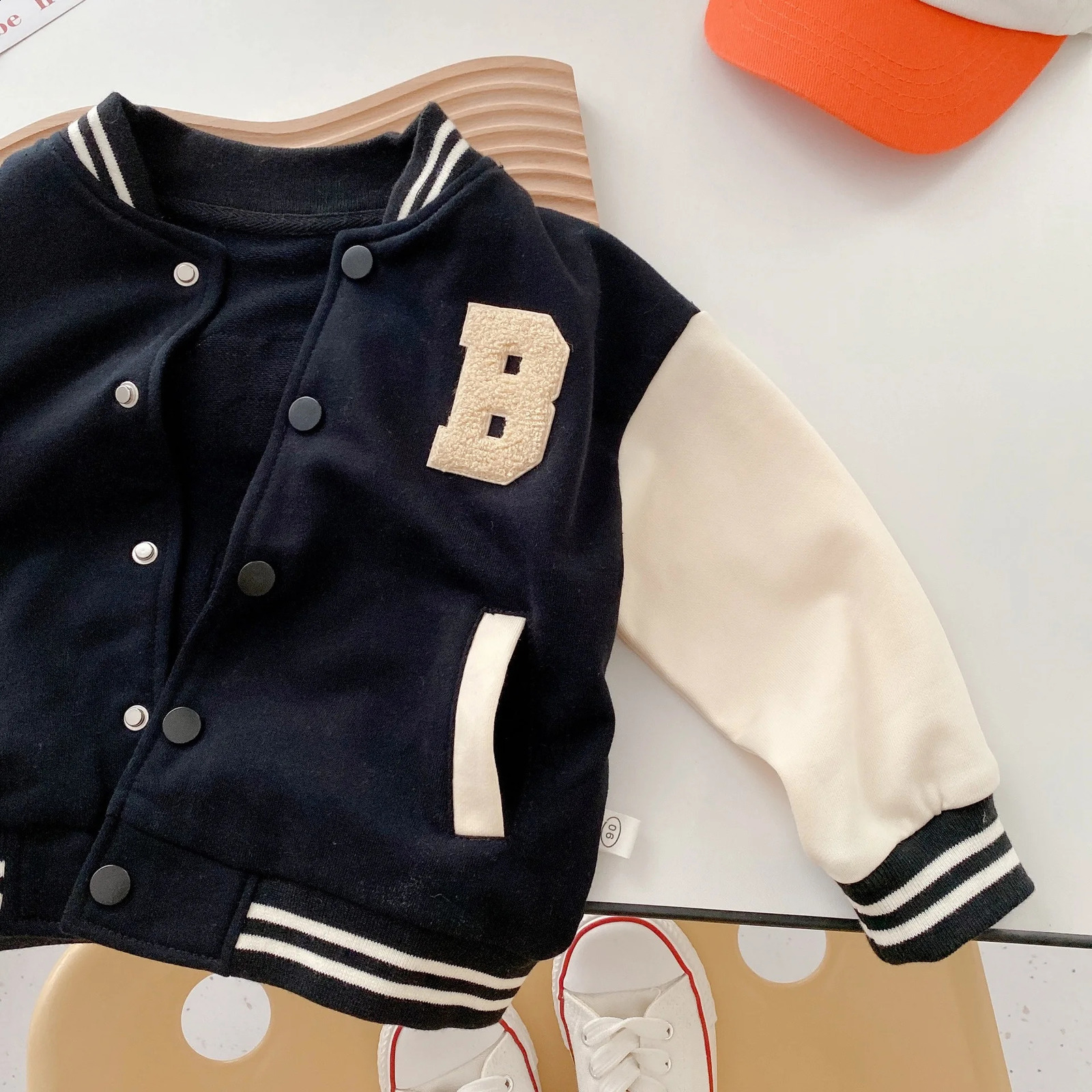 Bear Leader Kids Baby Girls Autumn Spring Full Sleeve Patchwork Alphabet Baseball Uniform Children Boys Outwear Jacket Coat 2-7Y 250206