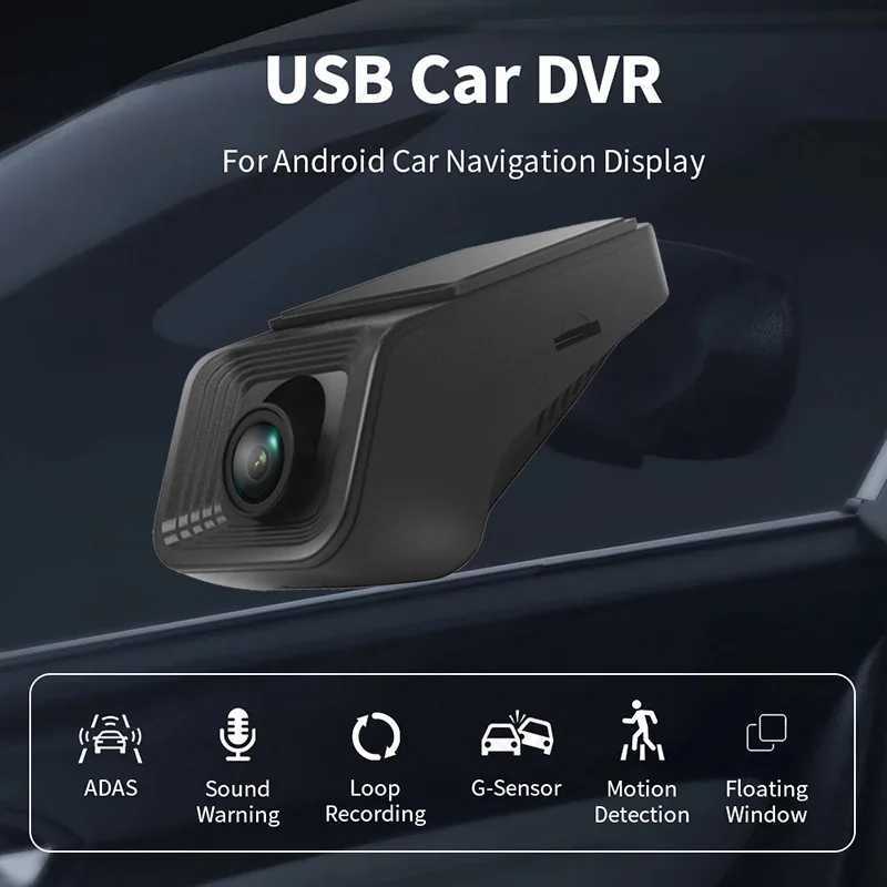 Car dvr ADAS Dashcam 1080P Camera for Cars WIFI APP Car dvr Universal Video Recorder For Android Car DVD Player Navigation System R250529