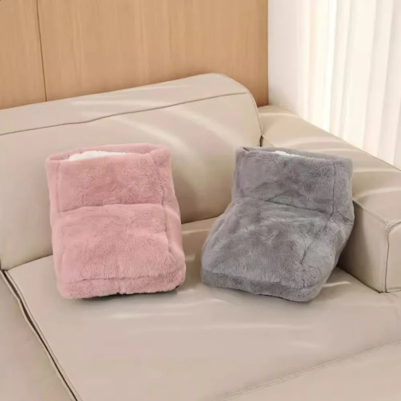 USB Electric Foot Warmer Plush Heating Slippers Thermostatic Shoes Winter Feet Heater For Home Bedroom Sleeping Thermal 250120
