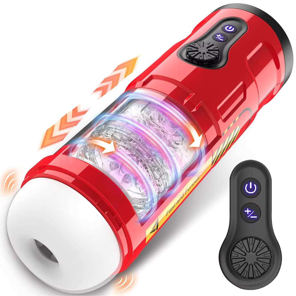 Automatic Male Masturbator Cup with 7 Thrusting Rotating Modes for Stimulation Stroker Blowjob Adult Sex Toy For Men