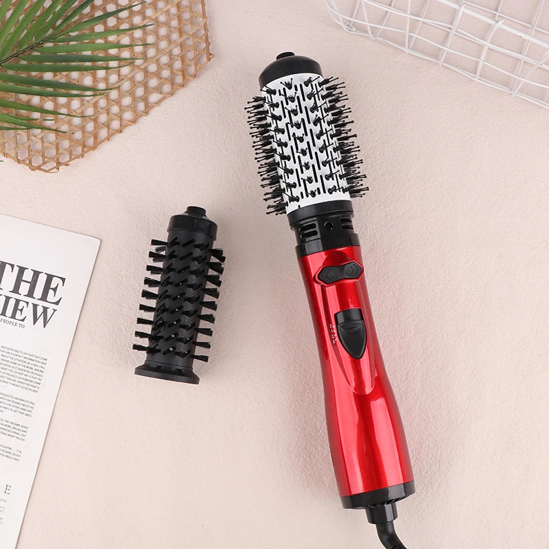Hair Dryer Brush 3 In 1 Air Spin Brush Curling Straightening Styling Auto-Rotating Ionic Round Blow Dryer Volumizer 250206