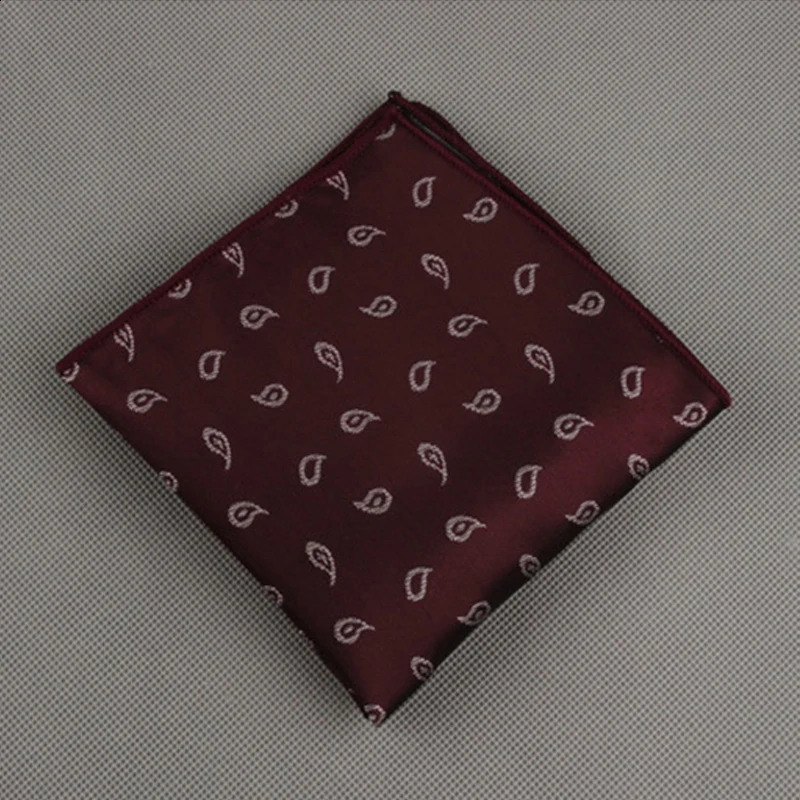 Fashion Suits Pocket Square For Men Business Chest Towel Hanky Gentlemen Plaid Hankies Classic Suit Napkin Mens Handkerchief 250114