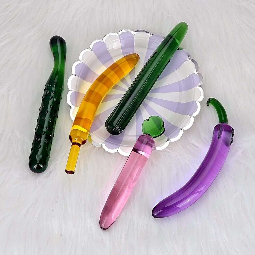 New Top Unique Design Sex Toy Adult Products Crystal Glass SM G-spot Pleasure Anal Butt Plug Stimulator