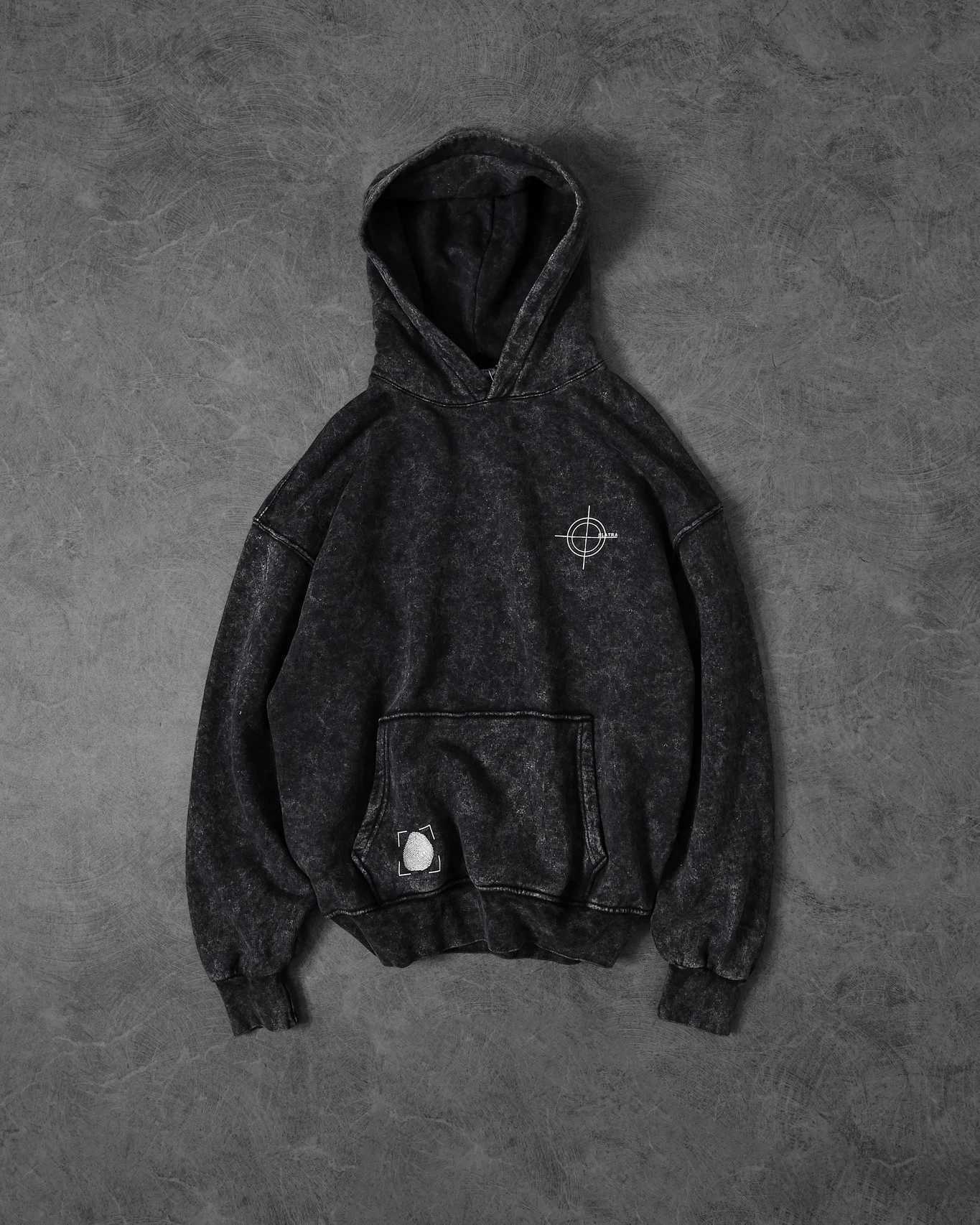 Fashion trend SLATRA new washed oversized sweatshirt street Harajuku loose mens and womens pullover sweatshirt W250207