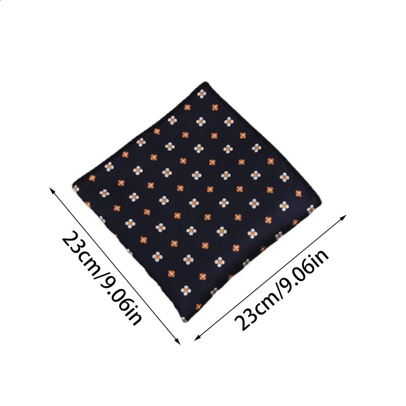 Fashion Suits Pocket Square For Men Business Chest Towel Hanky Gentlemen Plaid Hankies Classic Suit Napkin Mens Handkerchief 250114