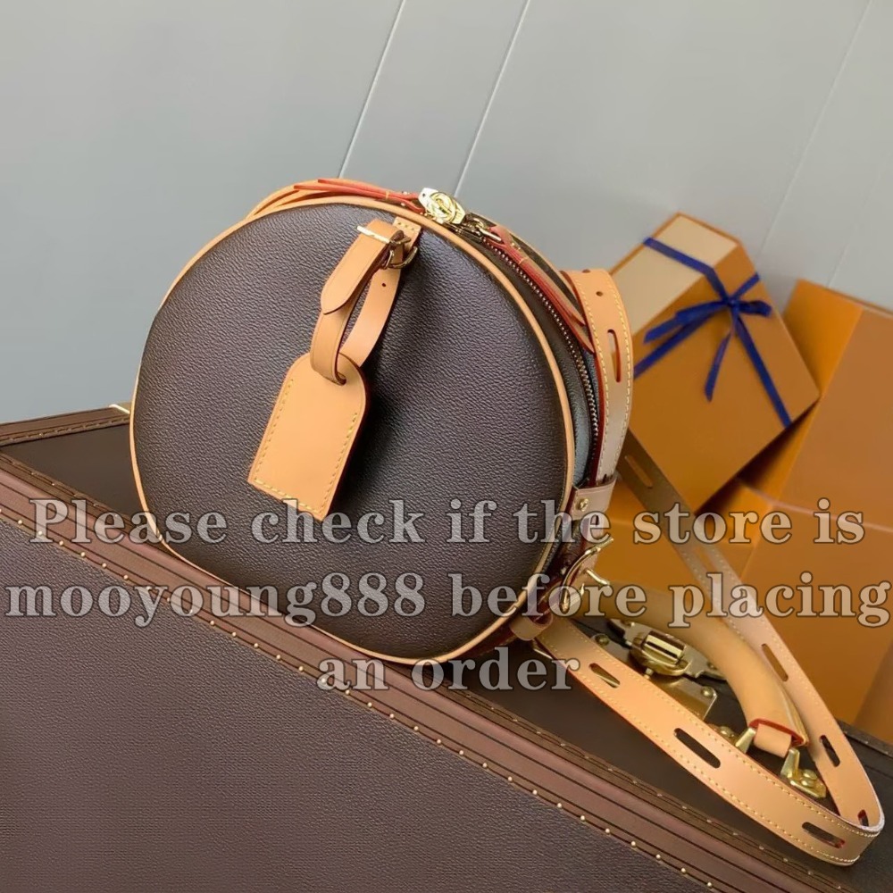 12A Upgrade Mirror Quality Designer Bag Luxury Handbags for Women Canvas Cowhide Leather Bags 22.5cm Crossbody Purse Small Brown Shoulder Bag Strap with Box