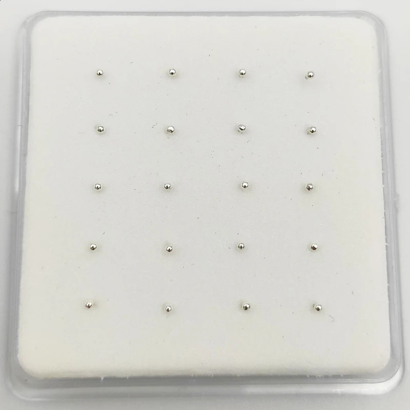 925 Sterling Silver Tiny 1.2 MM Ball Nose Studs Pins Bone Piercing Nez Body Piercing Jewelry 20pcs/pack 250121