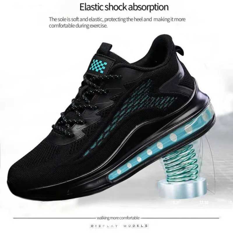 Mens Shoes 2024 Autumn Mens Fabric Single Shoes Breathable Thick Sole Casual Shoes Mens Trendy Sports Shoes Running ShoesXJ250207