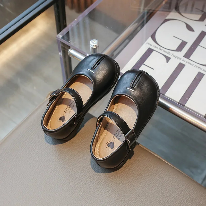 Girl Shoes Soft Sole Sheep Hoof Leather Shoes Antiskid Women Loafers Fashion School Girls Party Dresses Shoes 250206