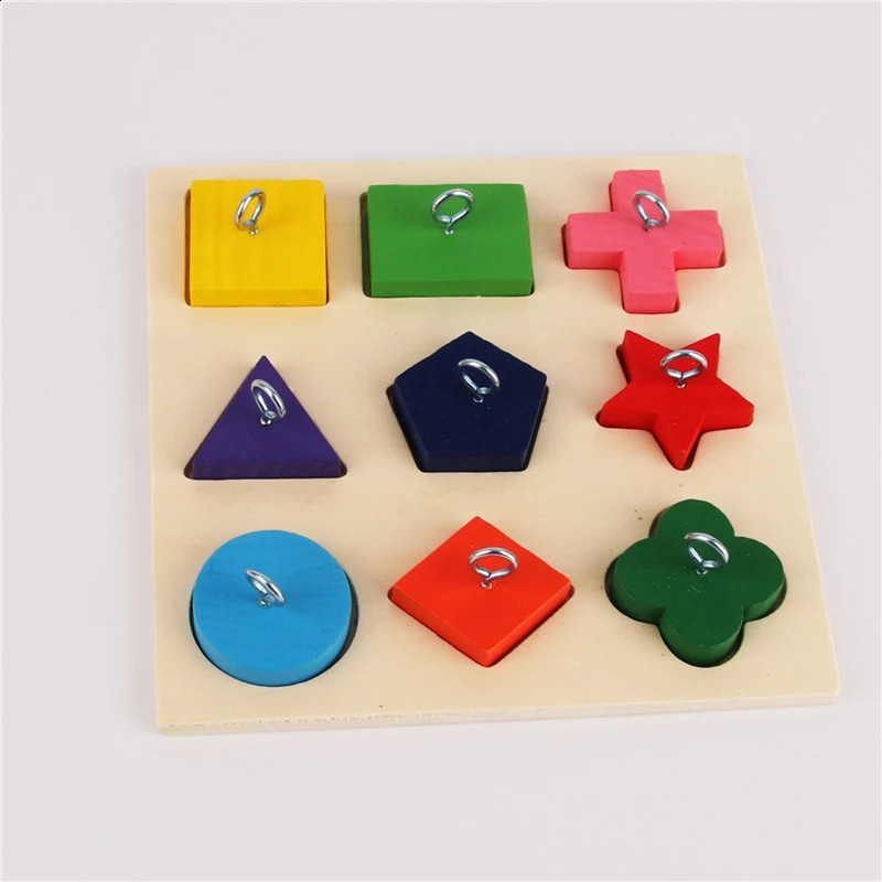 Bird Parrot Toys Wooden Interactive Training Block Puzzle DIY Toy Pet Educational Toys 250206