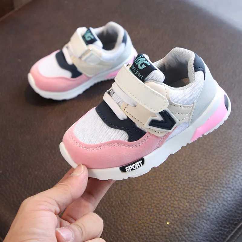 Spring and autumn childrens breathable sports shoes boys and girls soft sole anti slip running shoes baby boots childrens walking shoesXJ250318