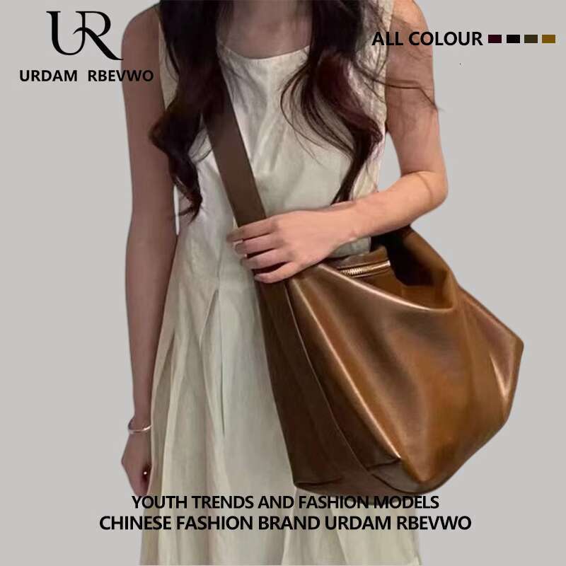 Women's Bags UR handbag for women new soft leather large capacity tote crossbody, high-end texture commuting single shoulder crossbody bag