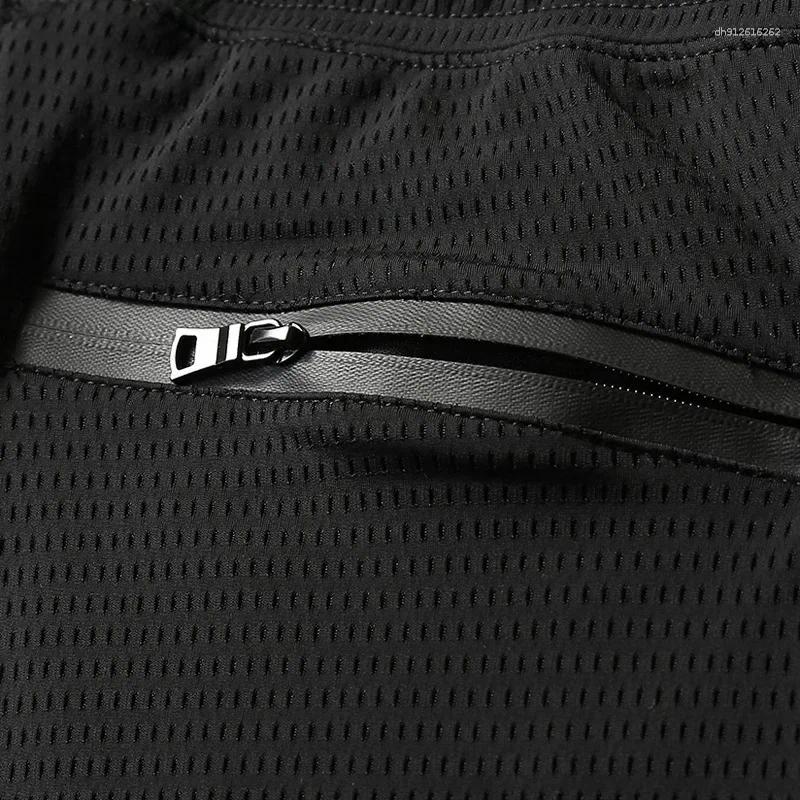 Men's Pants Summer Thin Ice Silk Seven-Part Shorts Comfortable Mesh Quick Dry Breathable Sweatpants Versatile Casual