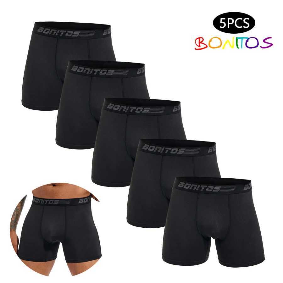 5pcs Mens underpants sexy Mens panties breathable boxer shorts men boxers underwear for man trunks fashion Mens boxer briefsXJ250207