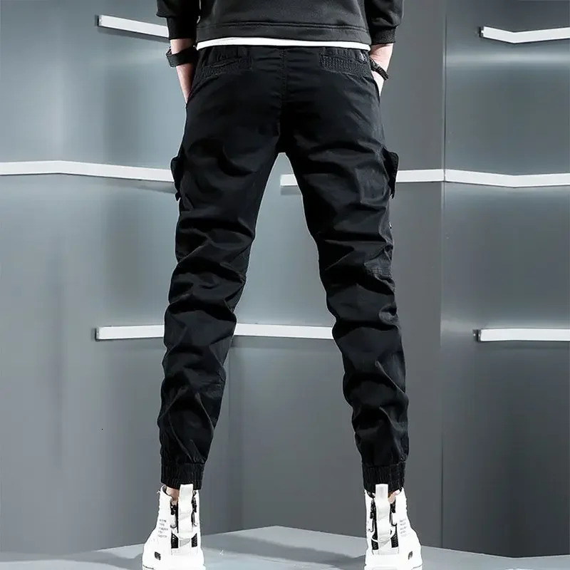 Fashion Slim Trousers Man Skinny Korean Style Cargo Pants for Men Techwear y Long Cotton est Regular Fit Baggy 250110