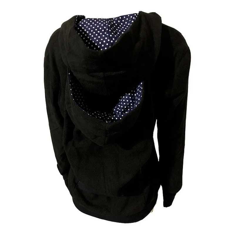 3-in-1 Kangaroo Moms Coats Multi functional Hooded Solid Warm Jackets Postpartum Mom Outdoor Baby Strap Breastfeeding Sweater W250207