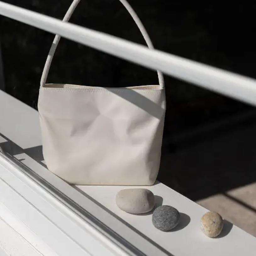 Tote Canvas Solid Color Ebony Handbag Women's Bag