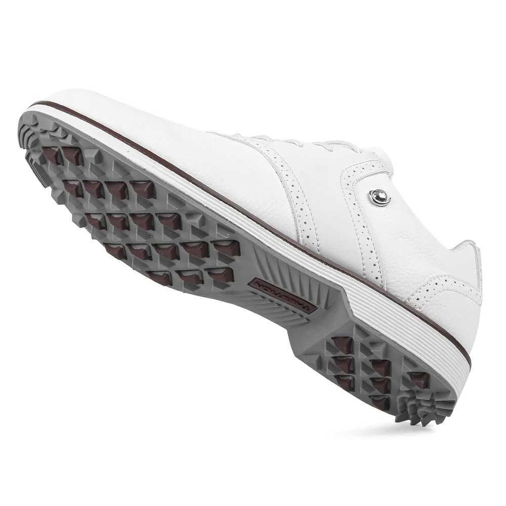 Golf Shoes for Men - hot Breathable Leather Sneakers, Size 39-49, Outdoor Gym, Comfortable & Durable
