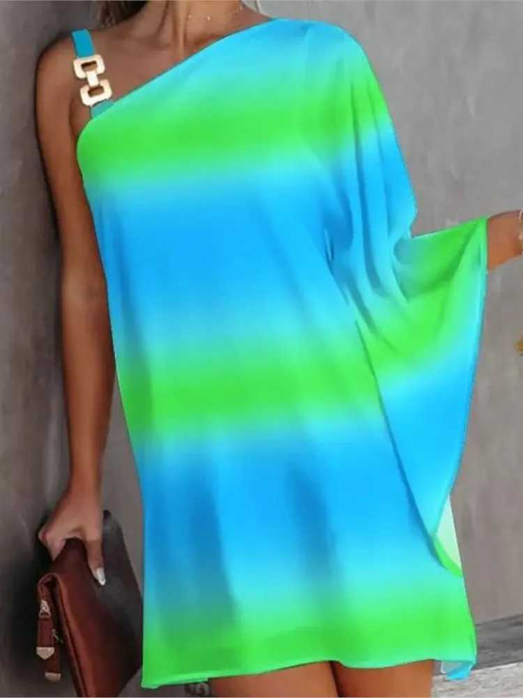 Summer Print Women Dress Fashion Sexy Loose Ele Casual Dresses Fe Office Clubwear Party Dress Robe Femme New 2024XJ2500207