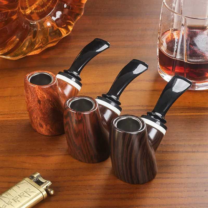 Creative smoking pipe Portable handmade Detachable tobacco pipe smoking accessories Gift for smoker Y250207