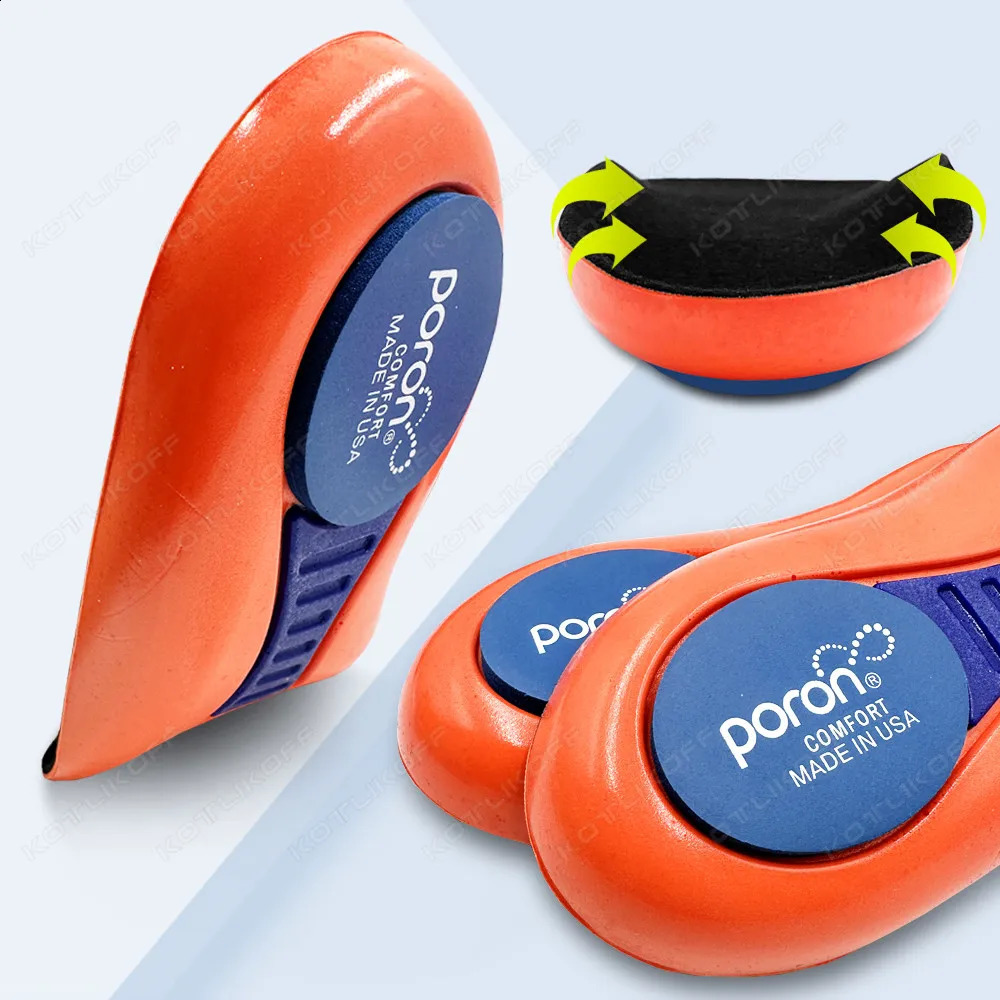 Heel Inserts For Plantar Fasciitis Flat Feet Arch Support Orthopedic Insole Elastic Shock Absorption Sneakers Half Shoe Pad 250120