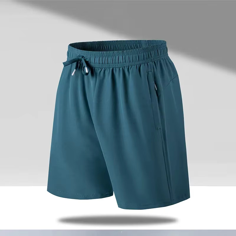 Men's Basketball Fitness Training Pants Casual Quick Drying Loose Fit Ice Silk Beach Shorts