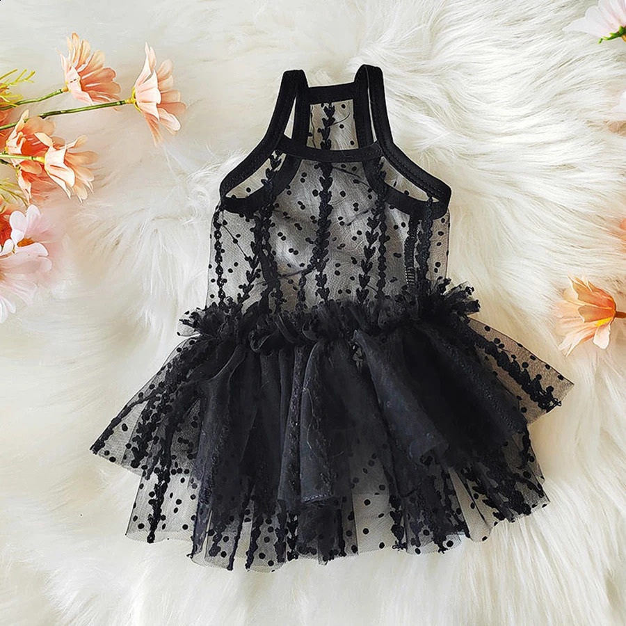 Dog Skirts Lace Pet Dresses Princess Dress Summer Dog Dresses Teddy Dog Vest Dress Cat Dress Chihuahua Pet Clothing 250206