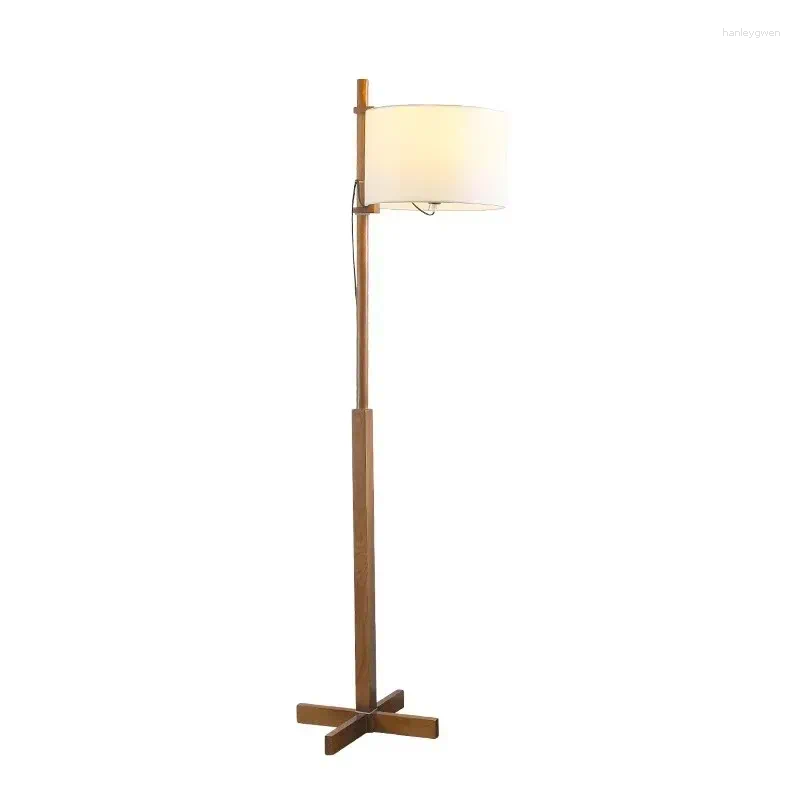 Floor Lamps Spanish TMM Modern Minimalist Lamp Living Room Bedroom Creative North American Black Walnut Adjustable