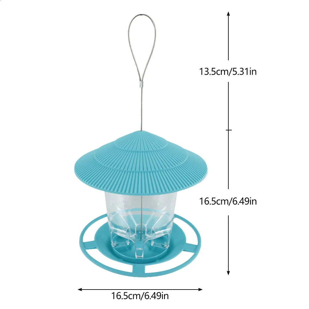 Bird Feeder Automatic Foot Feeding Tool Outdoor Bird Feeder Hanging Nut Feeding Multiple Hole Dispenser Holder Food Container 250214www