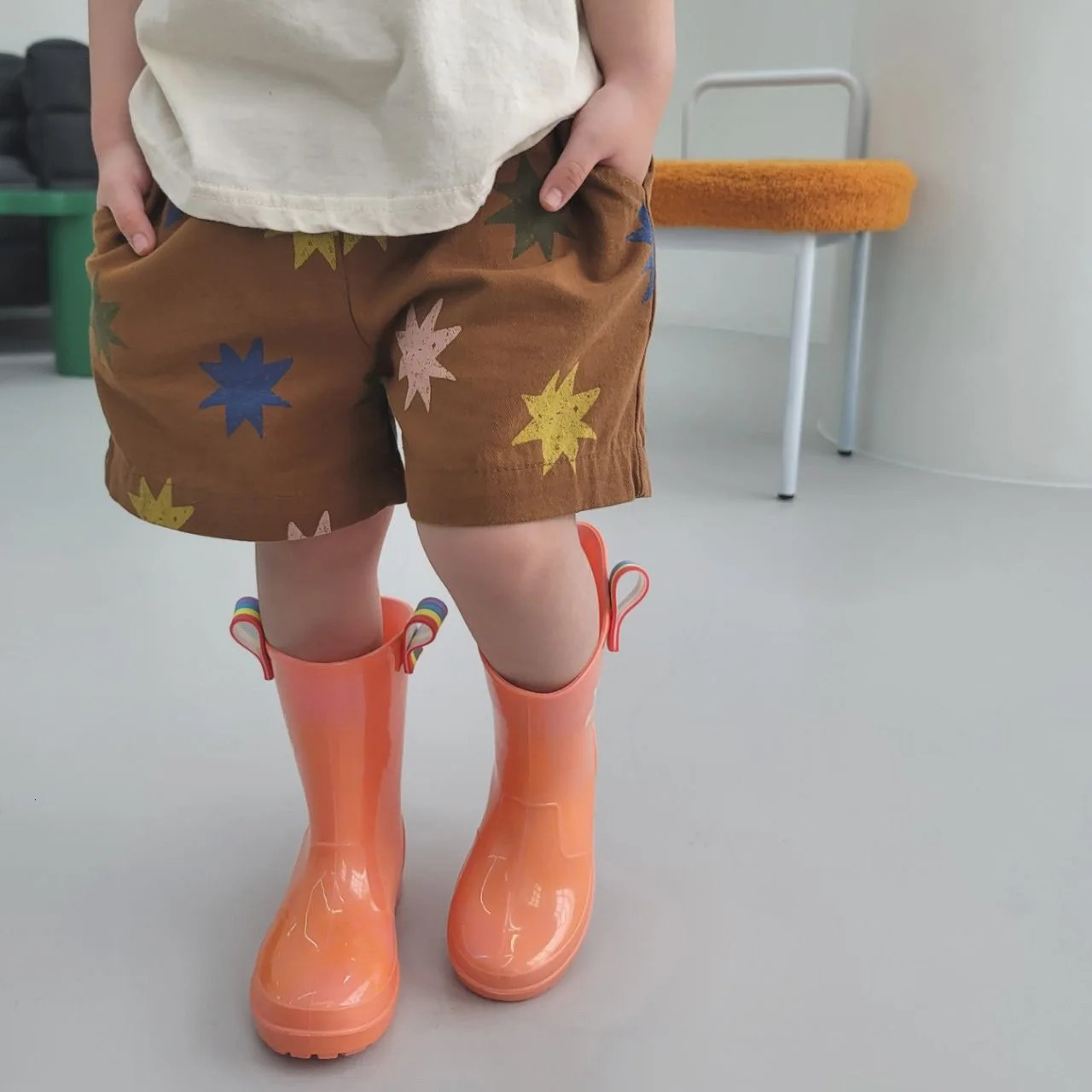 Children Clothing Kids Playful Printed Shorts Summer Boys Girls Cotton Personality Stylish Loose All Match Shorts 250207