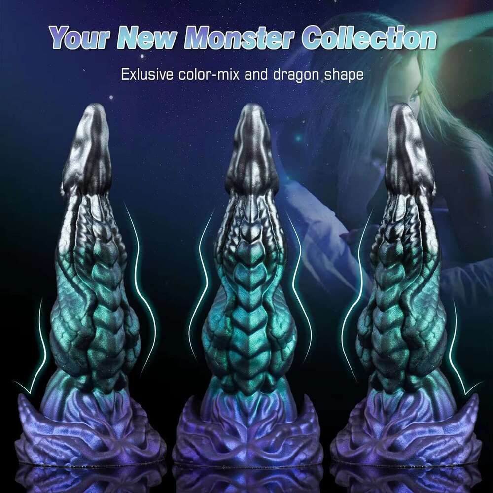 Dragon Knot Monster Sex Toys for Women Men Gay Couple sy Huge Anal Silicone Butt Plug Tentacle Dog Dildo