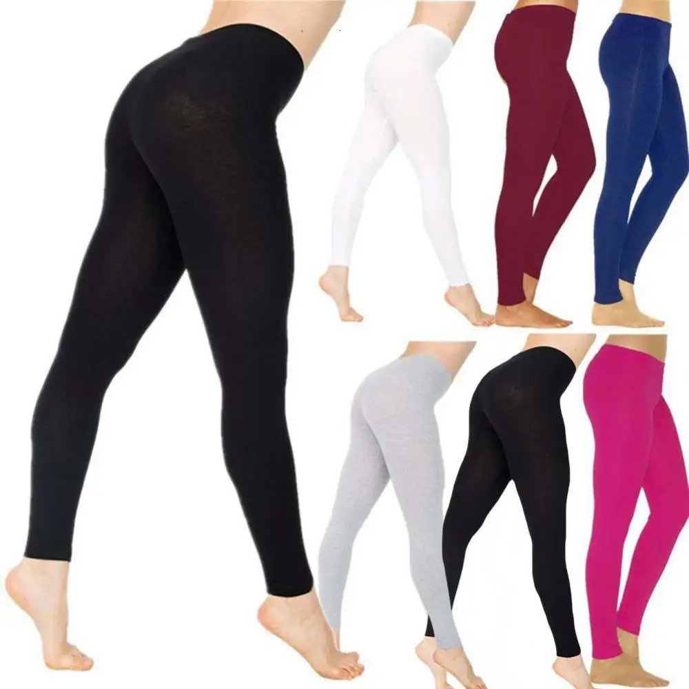 Women Elastic Waist Casual Leggings Large Shinny Legging High Stretch Leggings Gym Pants Workout Leggings 250207