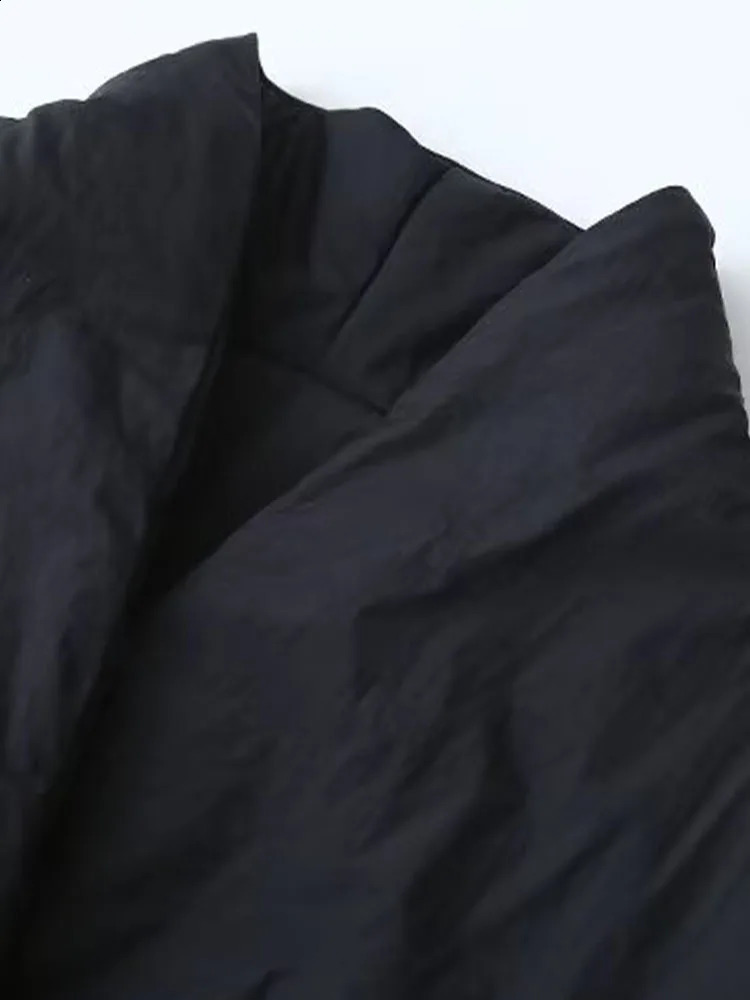 TRAF Women 2024 Autumn and Winter Fashion Minimax Threecolor Belt Kimono Casual Longsleeved Cottonpadded jacket Mujer 250113Z