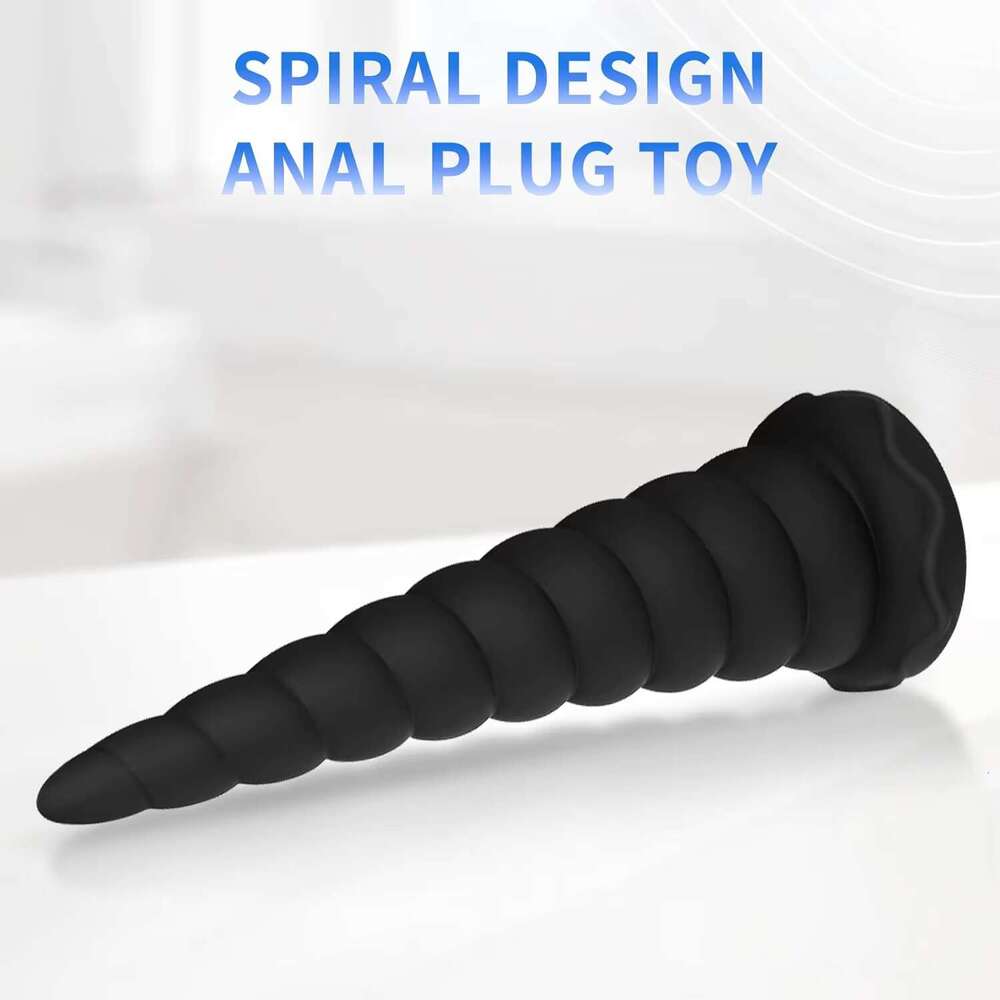 Stretcher Trainer Big Anal Beads Adult Sex Toys for Women and Men Large Butt Plug Training Cone Liquid Silicone