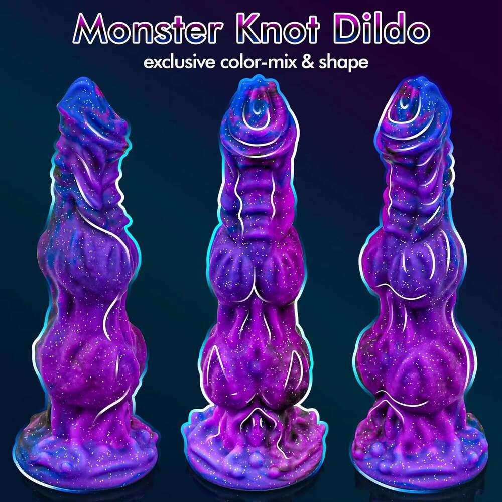 Monster sy Horse Dildo Thick Strong Suction Dragon Dog Knot Dildos Anal Plug Adult Sex Toys for Women Men