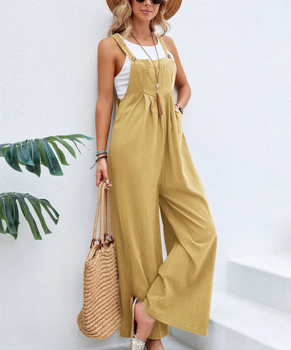 Jumpsuits Women Harajuku Yellow Young Denim Slim Street Wear Prevalent All-match Teens BF Kawaii Gentle Chic Combinaison Femme 250206