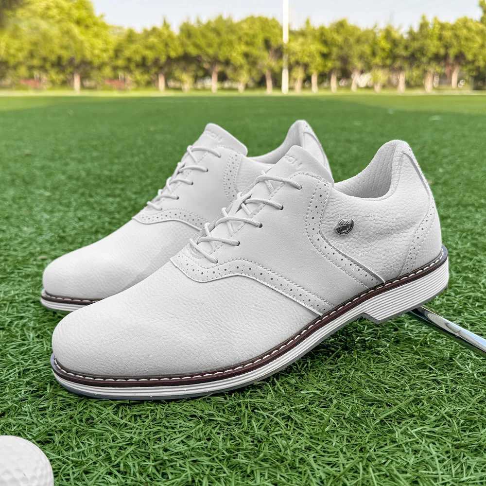 Golf Shoes for Men - hot Breathable Leather Sneakers, Size 39-49, Outdoor Gym, Comfortable & Durable