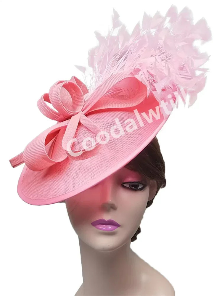 Event Show Fascinator Pillbox Cap Women Chic Party Tea Chapeau Cap Elegant Ladies Formal Dress Church Cocktail Millinery Cap 250207