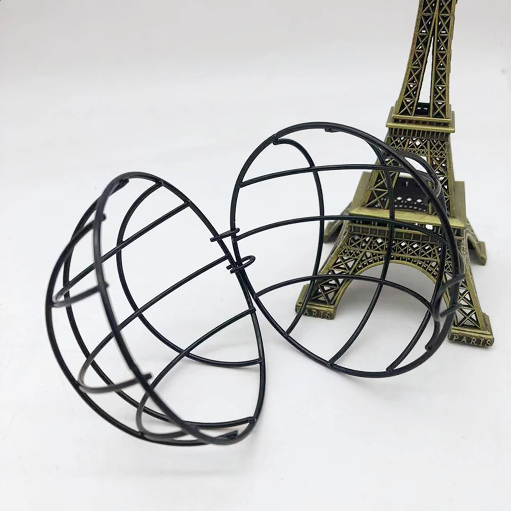 4Pcs Fat Ball Holders Metal Hanging Bird Feeders With S-shaped Hooks Wild Bird Feeding Dispenser Garden 7cm Diameter Black 250121