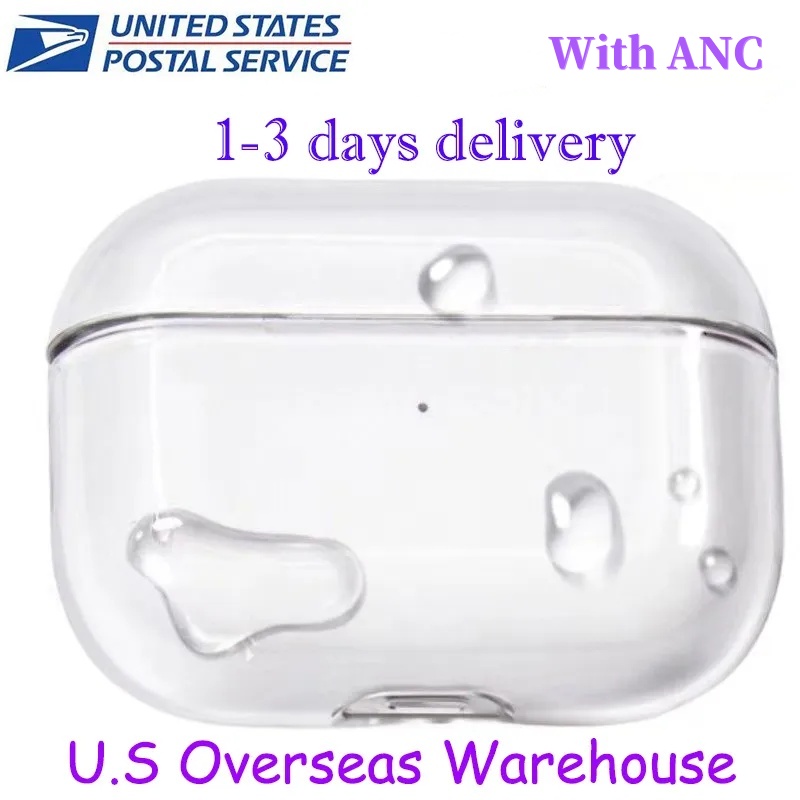 ANC Active Noise Cancellation Headphones cover Air Pods 4 airpodspro 2 3 3rd max Headphone Accessories Silicone Protective Headphone Cover Case USA Stock delivery