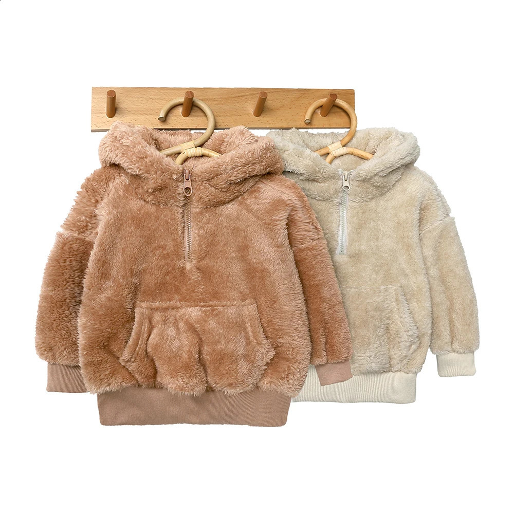 Winter Baby Coat Outfits Baby Boy Girl For born Costume Born Baby Clothes Bear Sweatshirt Infant Jacket Cute 250121