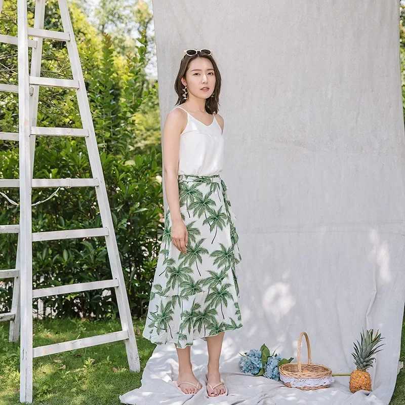 Vacation Parent-child Summer Clothes for The Whole Family Beach Outfit Mom Dad Daughter Son Matching Sets Holiday Women Skirt W250207