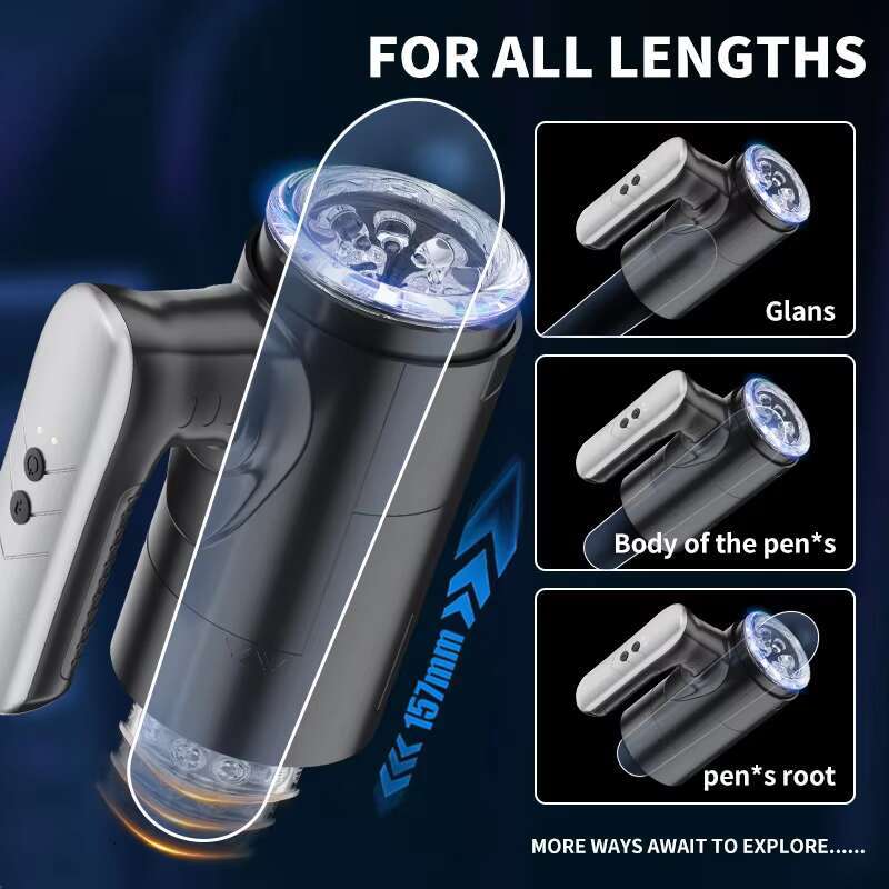 Automatic Male Masturbator Cup with 5 Thrusting Real Oral Vagina Vacuum Suction Vibrator Toys for Men Sex Shop