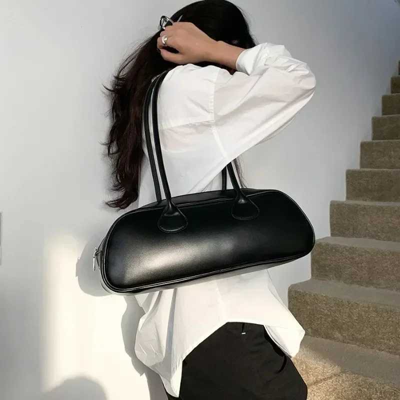 High-capacity Shoder Bags for Wen New Off Lady PU Underarm Bag Fi Solid Popar Tote Bag Classic Bags Bag Z250515